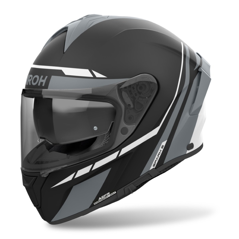 Integreret motorcykelhjelm Airoh SPARK 2 Spinner matgrå