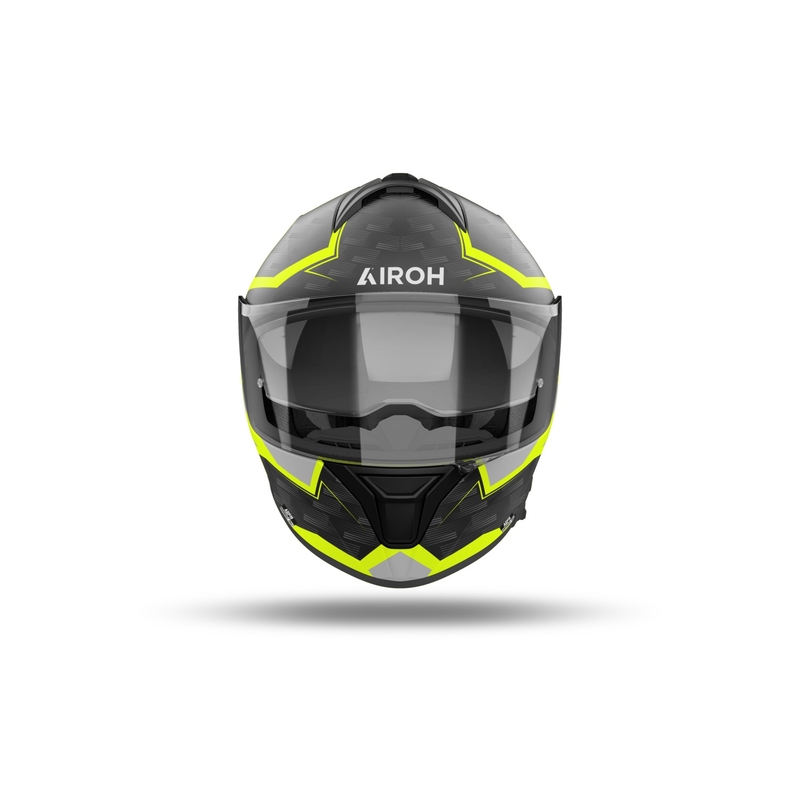 Integreret motorcykelhjelm Airoh SPARK 2 Zenith mat gul