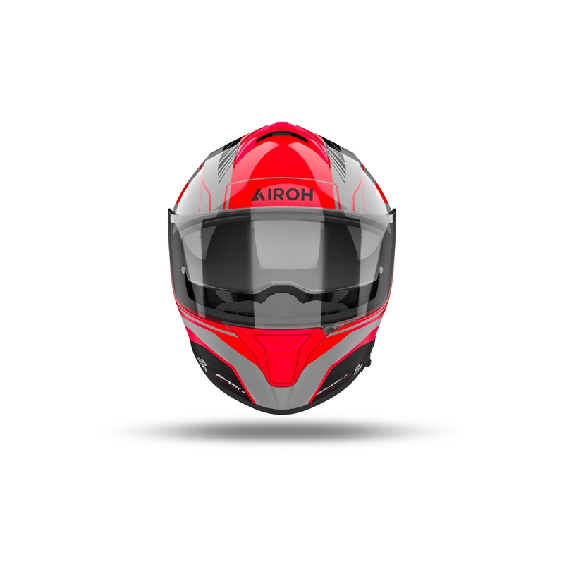 Integreret motorcykelhjelm Airoh SPARK 2 Chrono skinnende orange