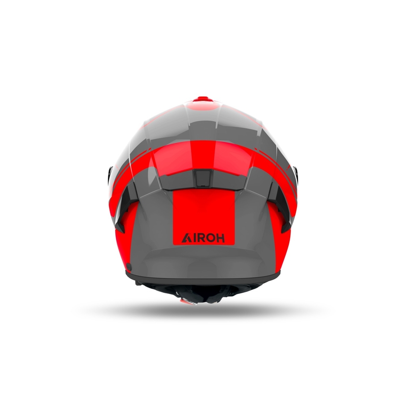Integreret motorcykelhjelm Airoh SPARK 2 Chrono skinnende orange