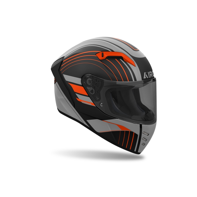 Integreret motorcykelhjelm Airoh CONNOR Achieve mat orange