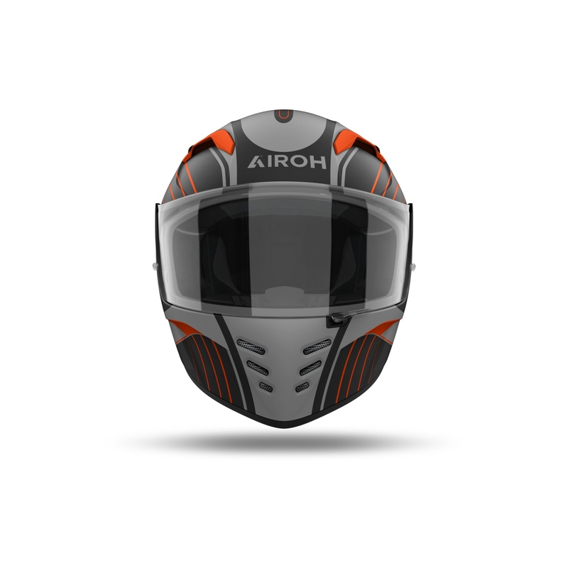 Integreret motorcykelhjelm Airoh CONNOR Achieve mat orange