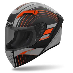 Integreret motorcykelhjelm Airoh CONNOR Achieve mat orange