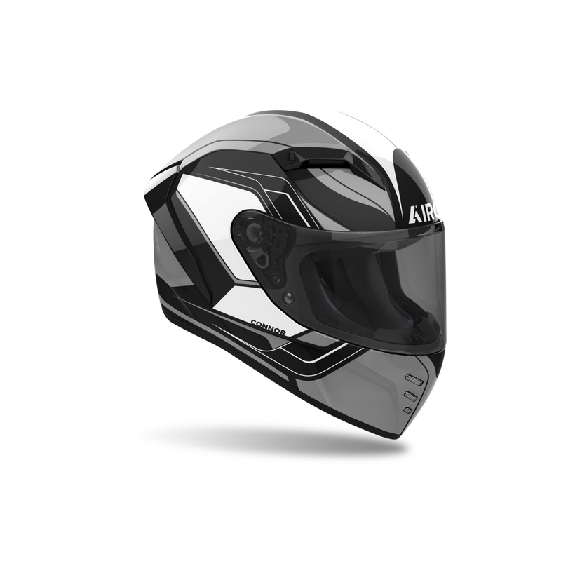 Integreret motorcykelhjelm Airoh CONNOR Dunk blank sort