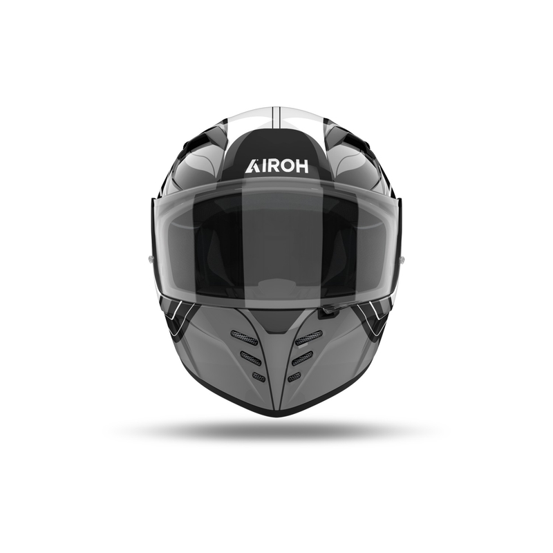 Integreret motorcykelhjelm Airoh CONNOR Dunk blank sort