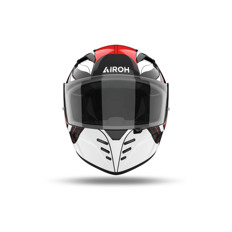 Integreret motorcykelhjelm Airoh CONNOR Dunk blank rød