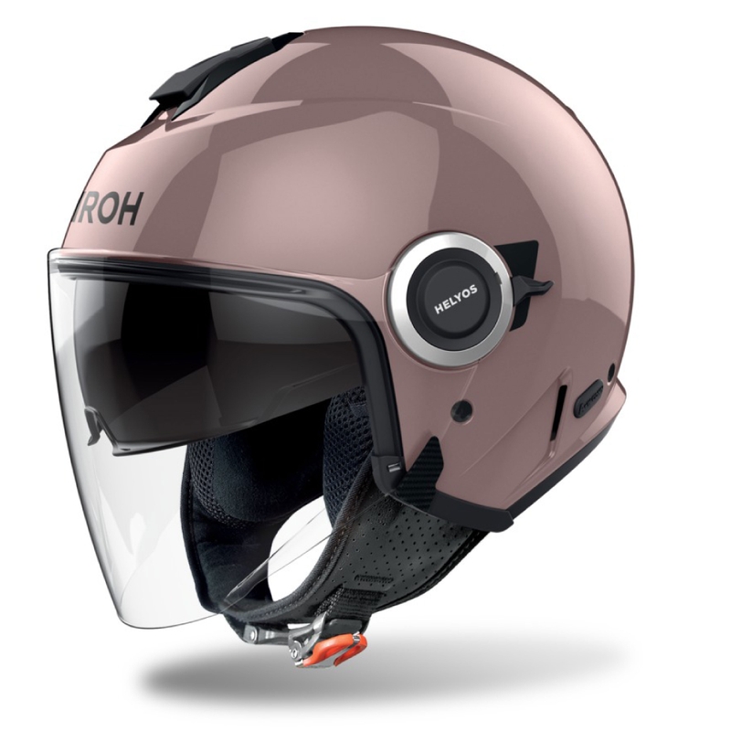 Åben motorcykelhjelm Airoh HELYOS Farve metallic pink