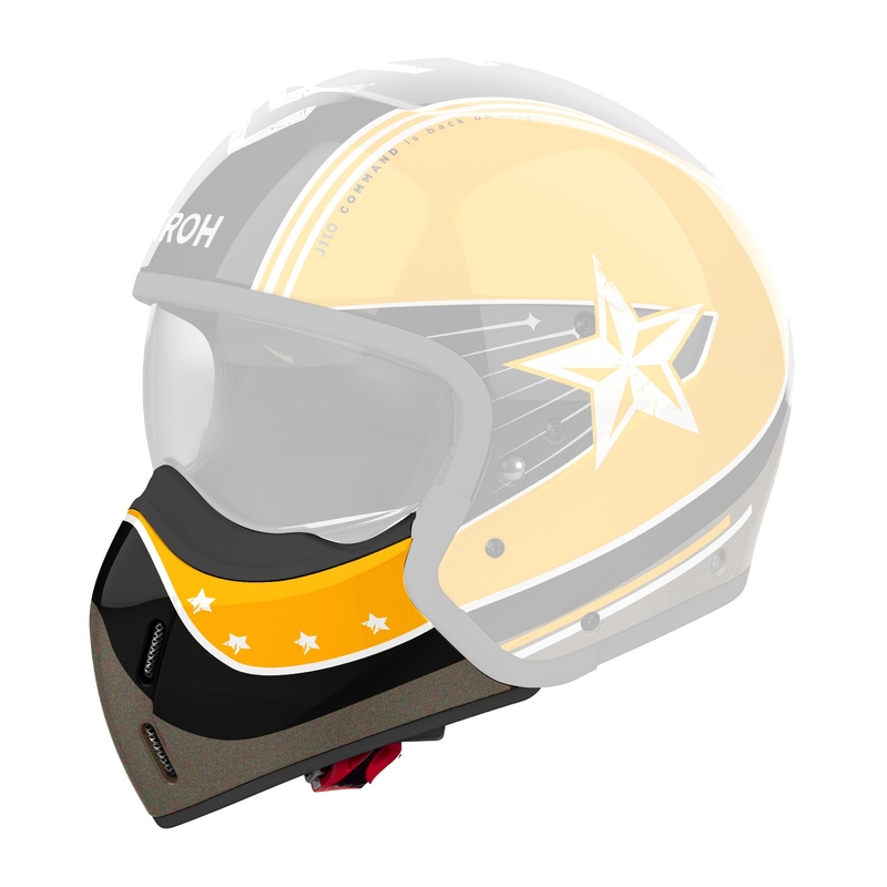 Hagebeskytter til Airoh J110 Command-hjelme, blank gul