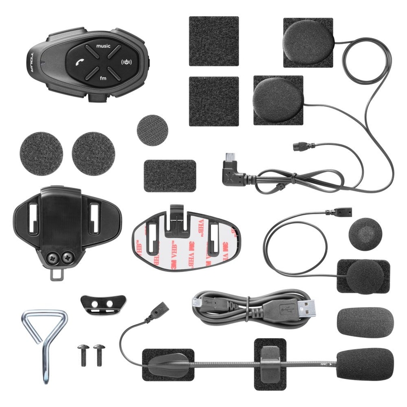Bluetooth håndfri interfon CellularLine TOUR HD dobbeltpakke 2 stk.