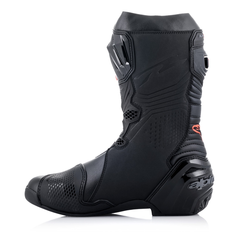Alpinestars Supertech R Black-White-Fluo Red-Fluo Yellow motorcykelstøvler