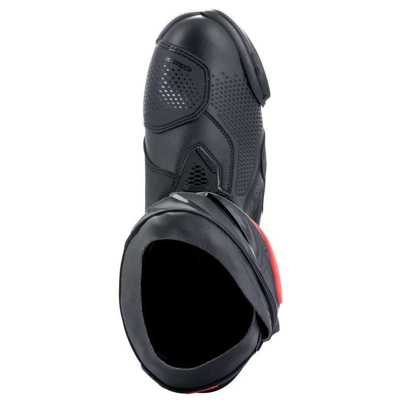Alpinestars Supertech R Black-White-Fluo Red-Fluo Yellow motorcykelstøvler