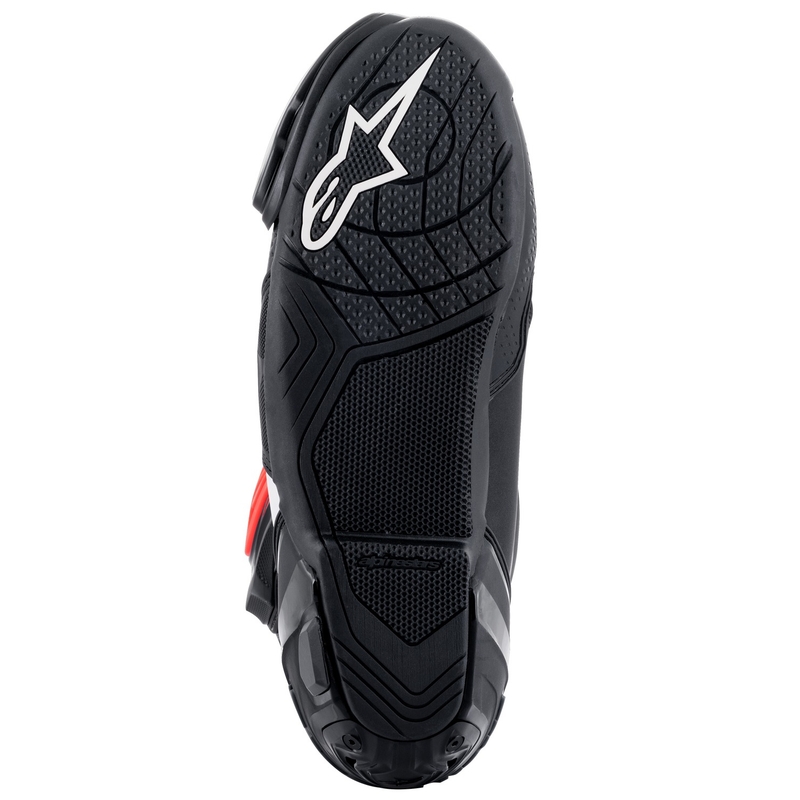 Alpinestars Supertech R Black-White-Fluo Red-Fluo Yellow motorcykelstøvler