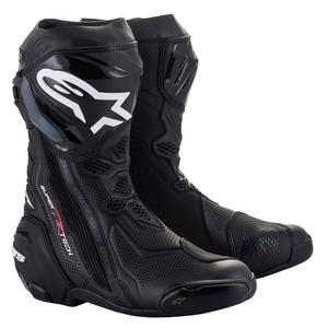 Alpinestars Supertech R Vented Black motorcykelstøvler