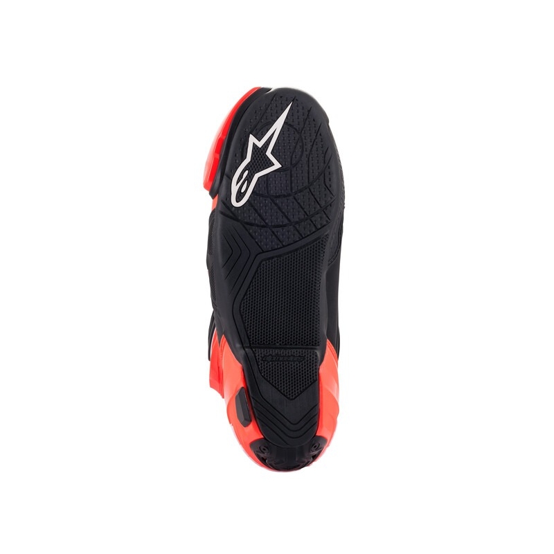 Alpinestars Supertech R Vented Black-White-Fluo Red motorcykelstøvler