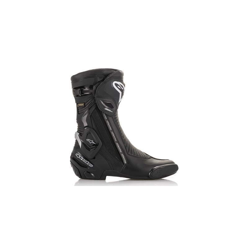 Alpinestars SMX Plus 2 Gore-Tex sort-sølv motorcykelstøvler
