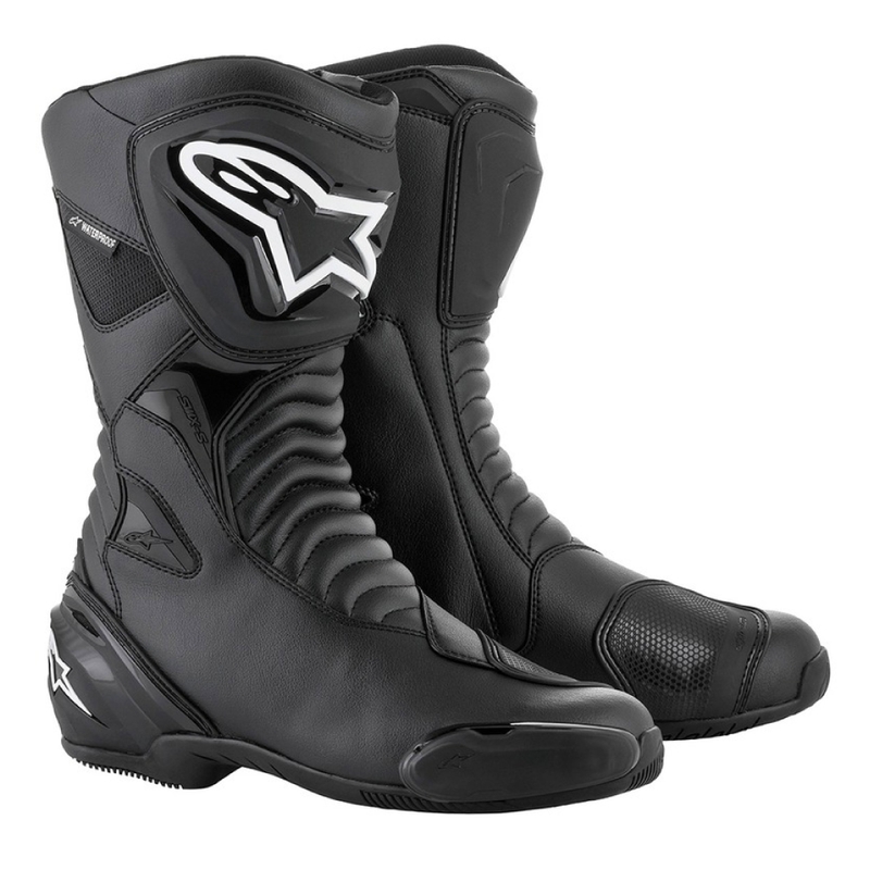 Alpinestars SMX-S vandtætte sorte motorcykelstøvler