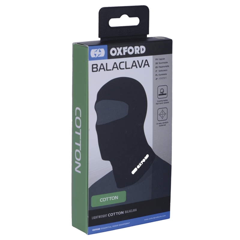 Oxford balaclava sort