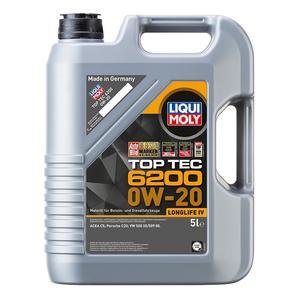 LIQUI MOLY Top Tec 6200 0W-20 Syntetisk motorolie 5 l