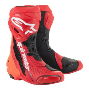 Alpinestars Supertech R Vented fluo red motorcykelstøvler