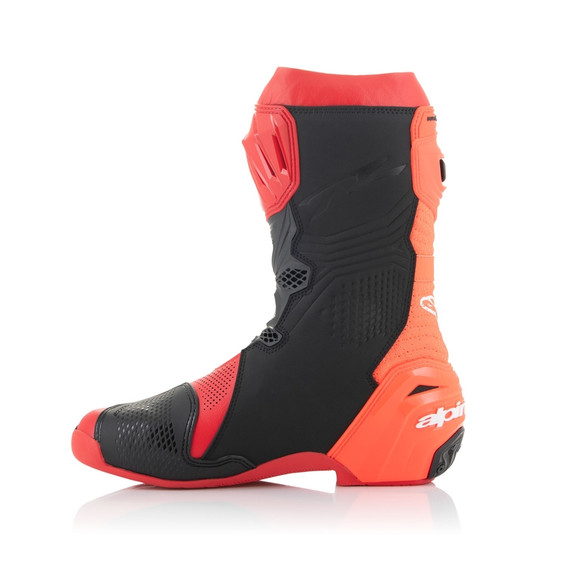 Alpinestars Supertech R Vented fluo red motorcykelstøvler