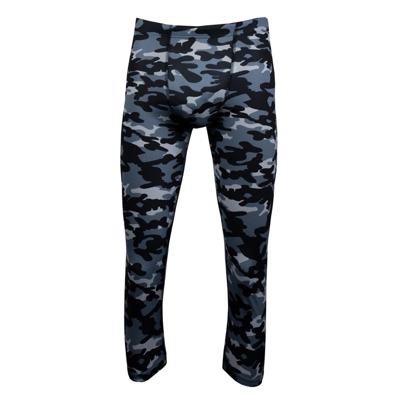Termounderbukser nanosilver® 3/4 camo grey