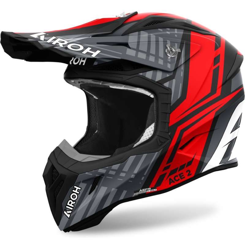 Airoh Aviator Ace 2 Proud motocrosshjelm, mat rød