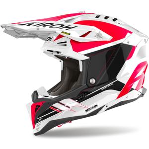 Airoh Aviator 3 Saber Motocross Hjelm, Glossy Red
