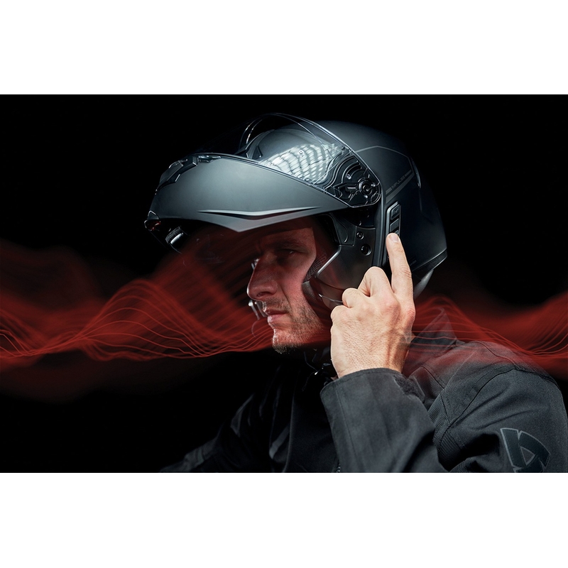 SENA motorcykelhjelm med Mesh-headset Impulse sort mat