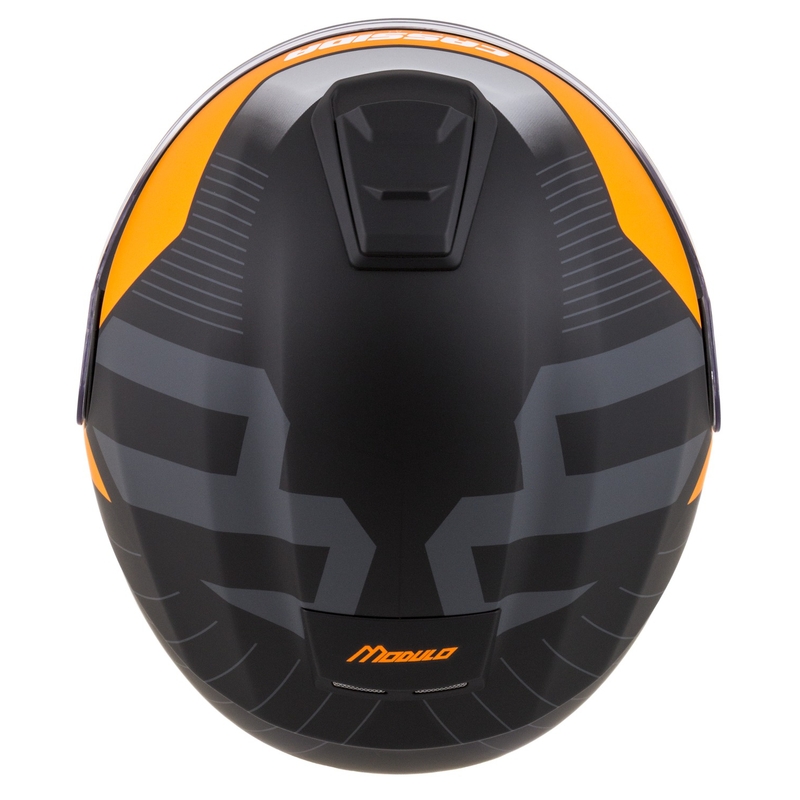 Cassida Modulo 2.1 Profile flip-up motorcykelhjelm mat sort-grå-orange