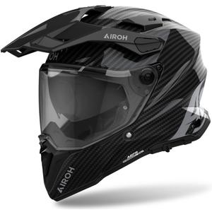 Endurohjelm Airoh Commander 2 Carbon, Sort