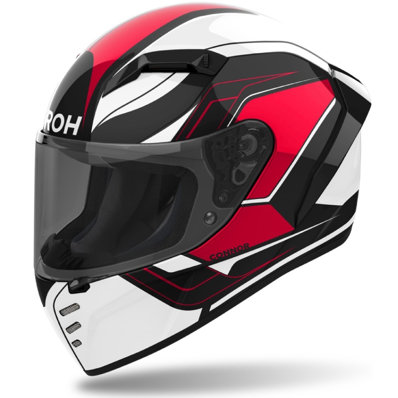Integreret motorcykelhjelm Airoh CONNOR Dunk blank rød