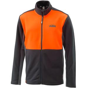 Hættetrøje KTM Mechanic Zip sort-orange