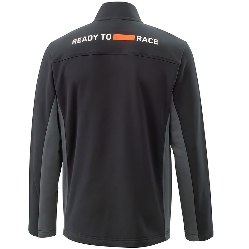 Hættetrøje KTM Mechanic Zip sort-orange