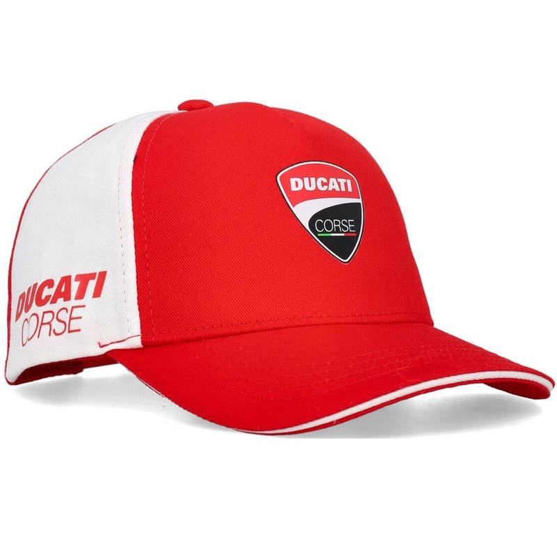 Snapback-kasket til børn Ducati rød og hvid