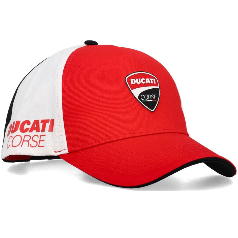 Ducati snapback-kasket rød-hvid-sort