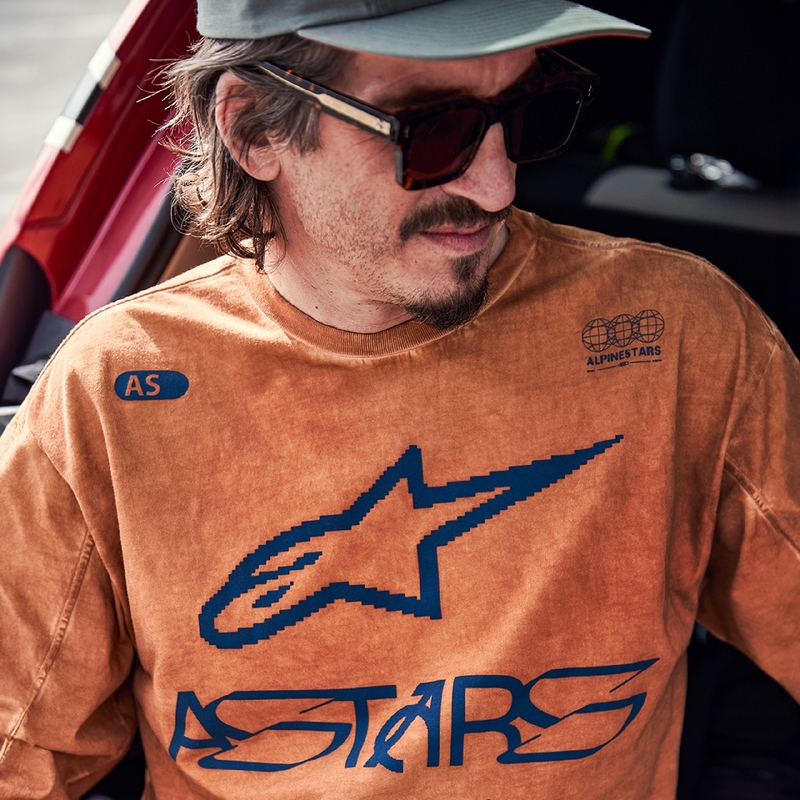 Alpinestars Nook Knit Langærmet T-shirt Rød