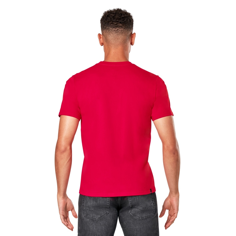 T-shirt Alpinestars Elliptic CSF rød