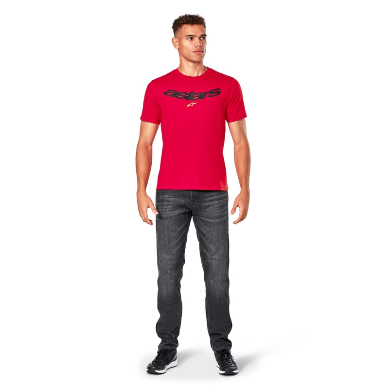 T-shirt Alpinestars Elliptic CSF rød