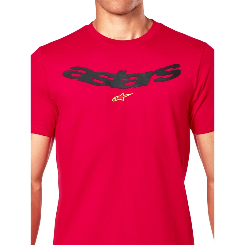 T-shirt Alpinestars Elliptic CSF rød