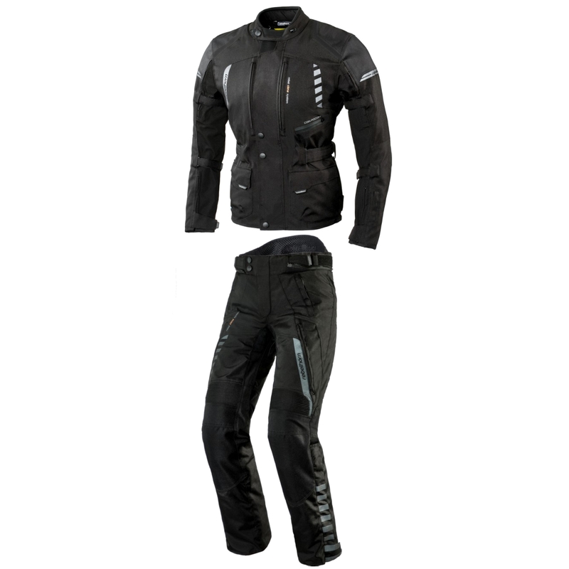 Moto-dragt Rebelhorn Hiker II sort udsalg