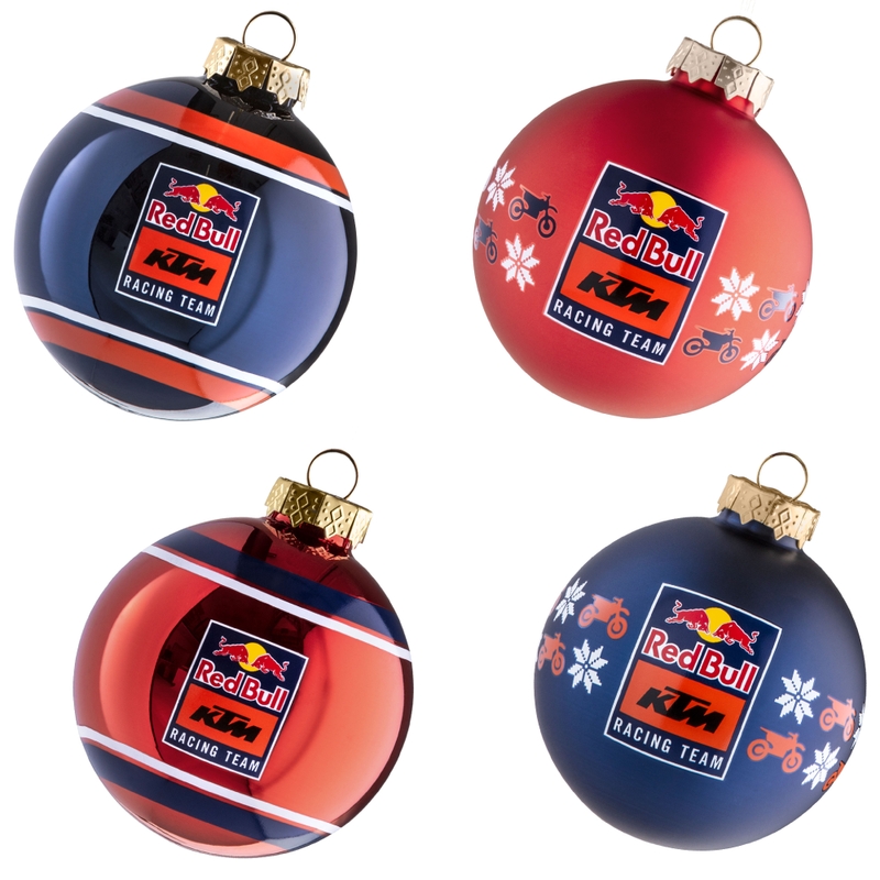 Red Bull KTM Dekorationssæt Juleflasker blå-orange