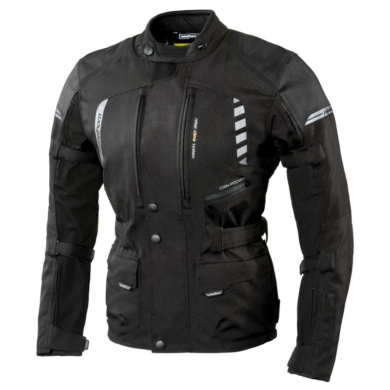 Moto-dragt Rebelhorn Hiker II sort udsalg