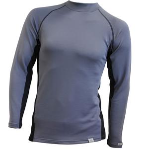 Termo-T-shirt til mænd nanosilver® Merino Stone grå-sort