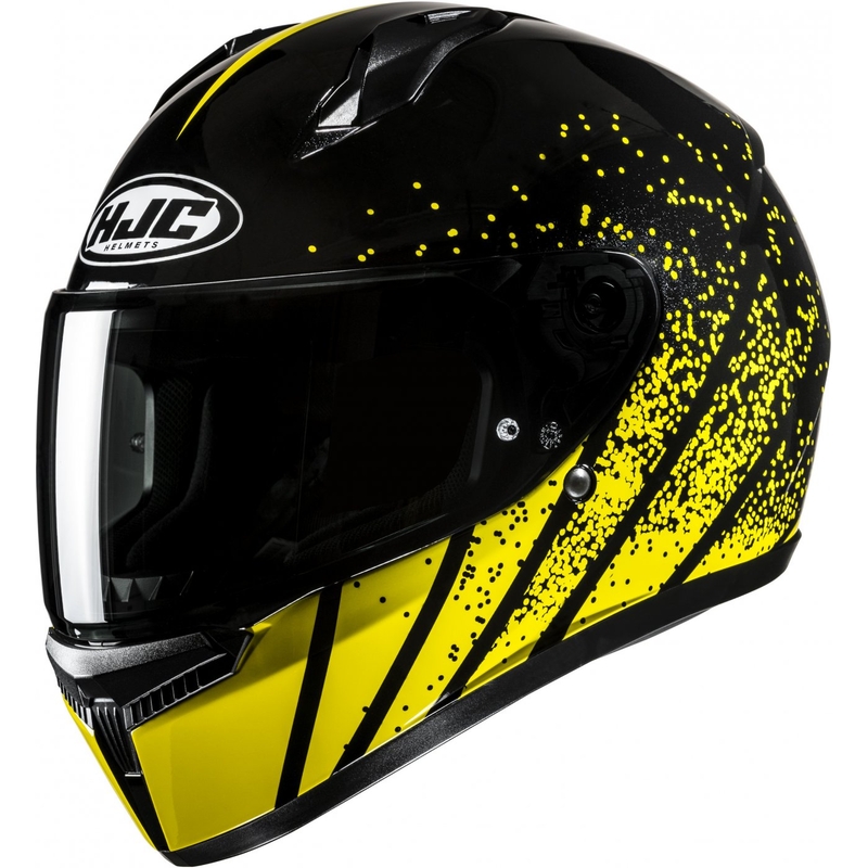 Integreret motorcykelhjelm HJC C10 Haven MC3 sort-gul