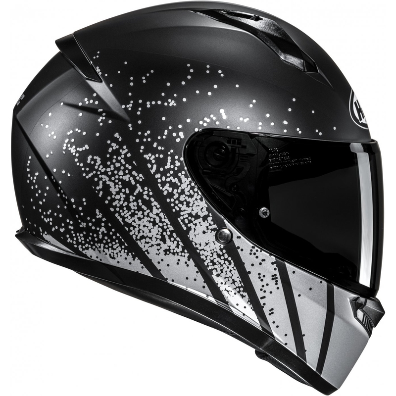 Integreret motorcykelhjelm HJC C10 Haven MC5SF sort-grå