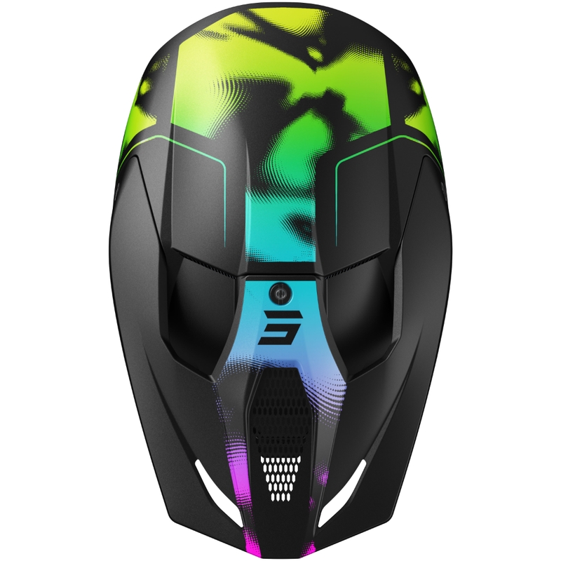 Motocrosshjelm Shot Race Nitro mat sort