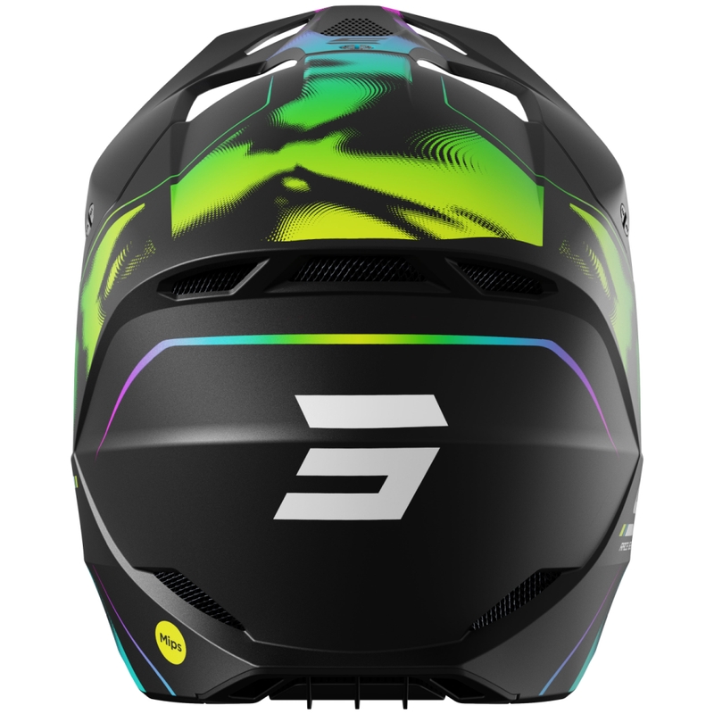Motocrosshjelm Shot Race Nitro mat sort