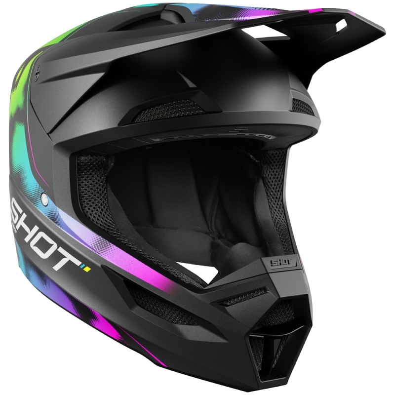 Motocrosshjelm Shot Race Nitro mat sort