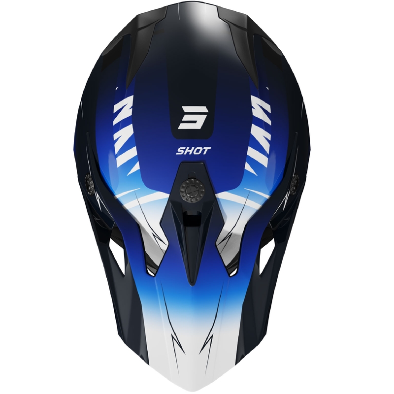 Motocrosshjelm Shot Pulse X-Trem blå