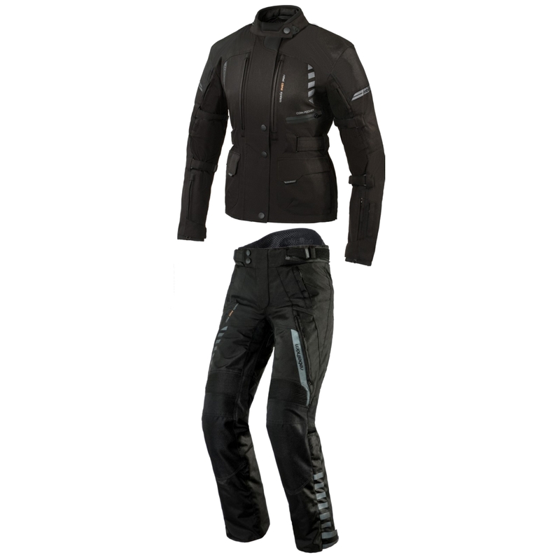 Motordragt til kvinder Rebelhorn Hiker II sort
